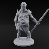 Belly Out Leaning Human Mutant C Miniature for Dungeons and Dragons, Pathfinder or other TTRPGs
