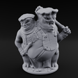 Belly Bumping Myconid Ettin Brute Miniature for Dungeons and Dragons, Pathfinder or other TTRPGs