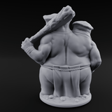 Belly Bumping Myconid Ettin Brute Miniature for Dungeons and Dragons, Pathfinder or other TTRPGs