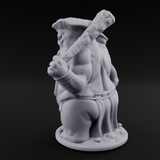 Belly Bumping Myconid Ettin Brute Miniature for Dungeons and Dragons, Pathfinder or other TTRPGs