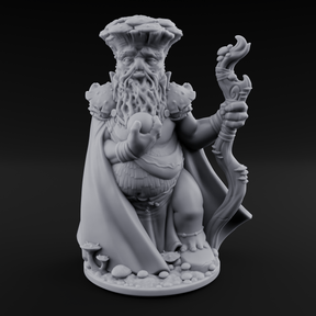Belly Out Beckoning Myconid Oracle Miniature for Dungeons and Dragons, Pathfinder or other TTRPGs