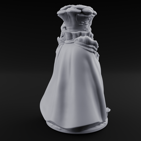 Belly Out Beckoning Myconid Oracle Miniature for Dungeons and Dragons, Pathfinder or other TTRPGs