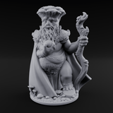 Belly Out Beckoning Myconid Oracle Miniature for Dungeons and Dragons, Pathfinder or other TTRPGs