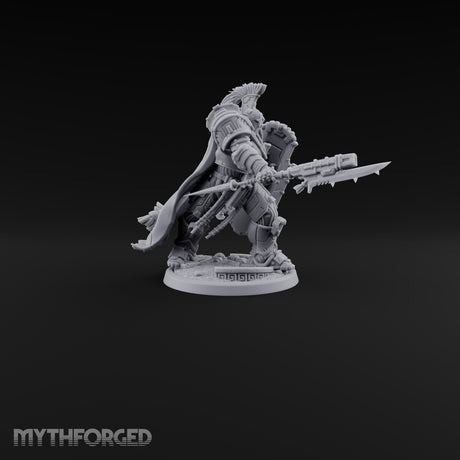 Holding the Line Myrmidon Shieldbearer E Miniature for Dungeons and Dragons, Pathfinder or other TTRPGs