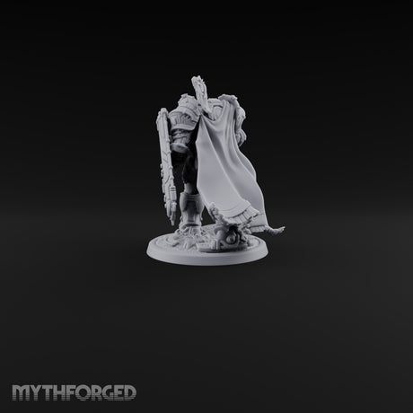 Holding the Line Myrmidon Shieldbearer E Miniature for Dungeons and Dragons, Pathfinder or other TTRPGs
