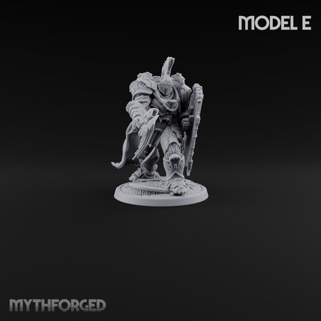 Holding the Line Myrmidon Shieldbearer E Miniature for Dungeons and Dragons, Pathfinder or other TTRPGs