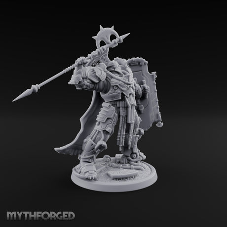 Holding the Line Myrmidon Shieldbearer H Miniature for Dungeons and Dragons, Pathfinder or other TTRPGs