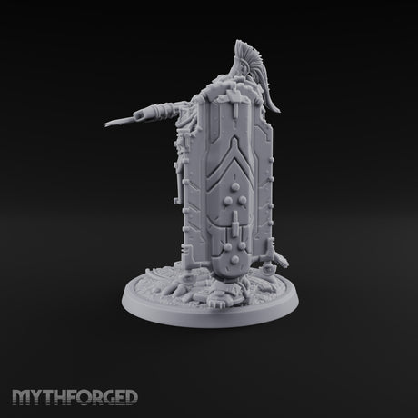 Holding the Line Myrmidon Shieldbearer I Miniature for Dungeons and Dragons, Pathfinder or other TTRPGs