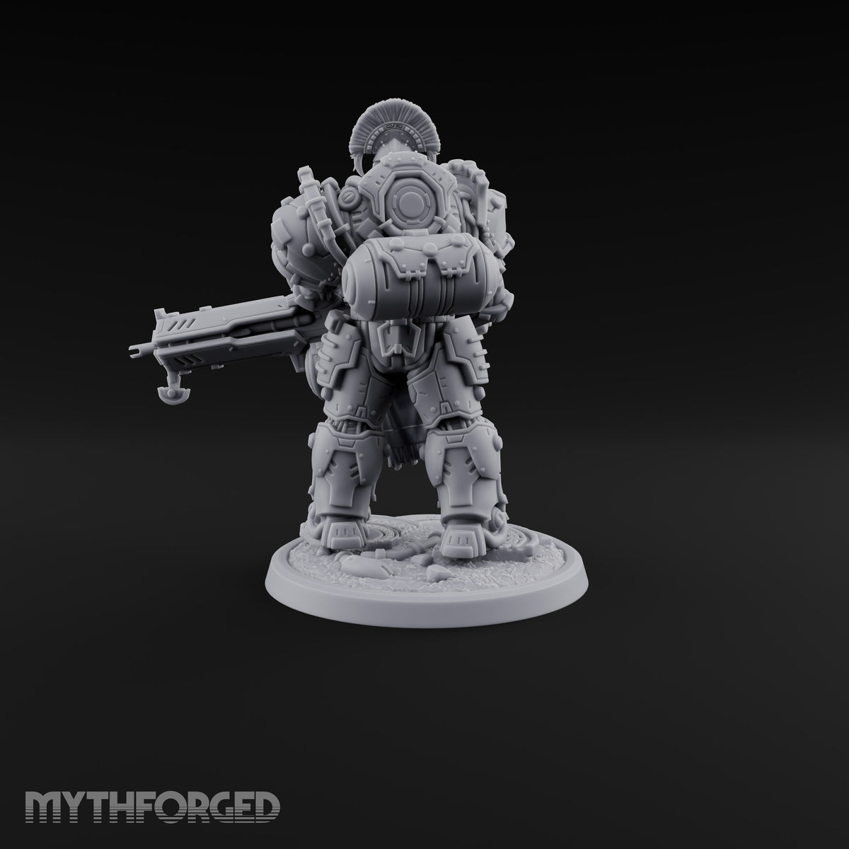 Armed to Overwhelm Human Heavy Gunner B
