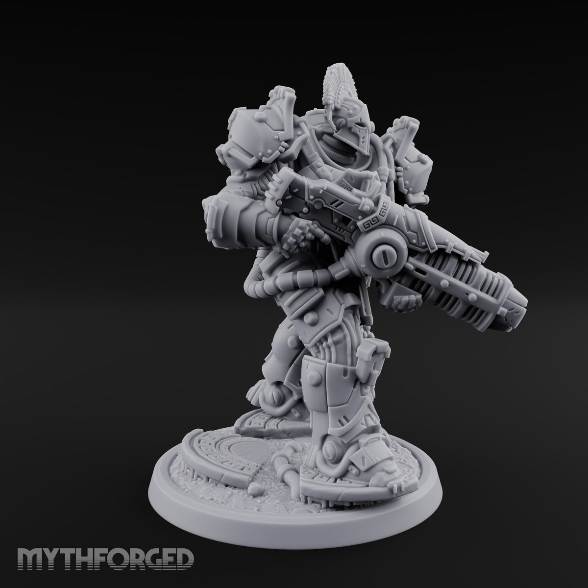Armed to Overwhelm Human Heavy Gunner C