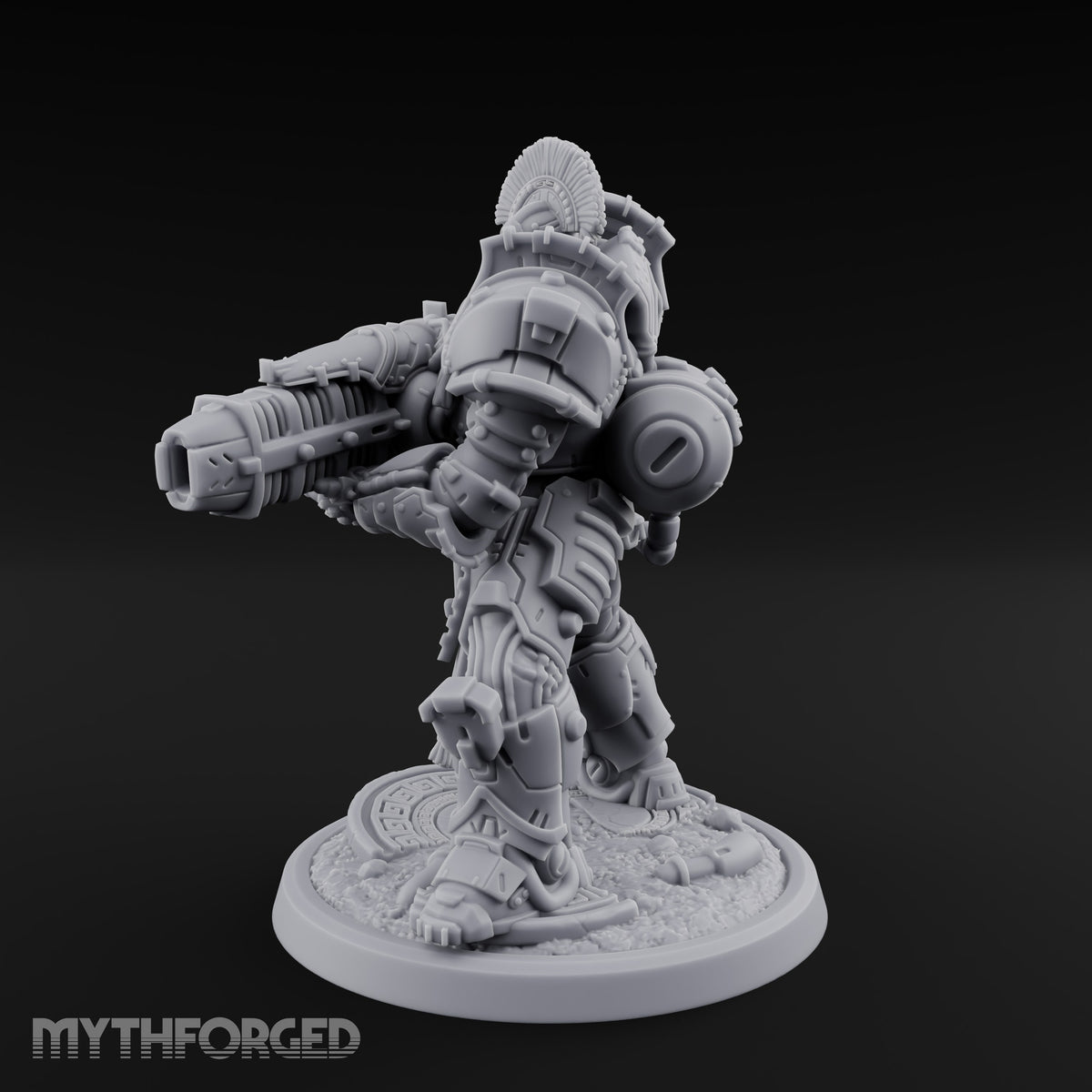 Armed to Overwhelm Human Heavy Gunner E