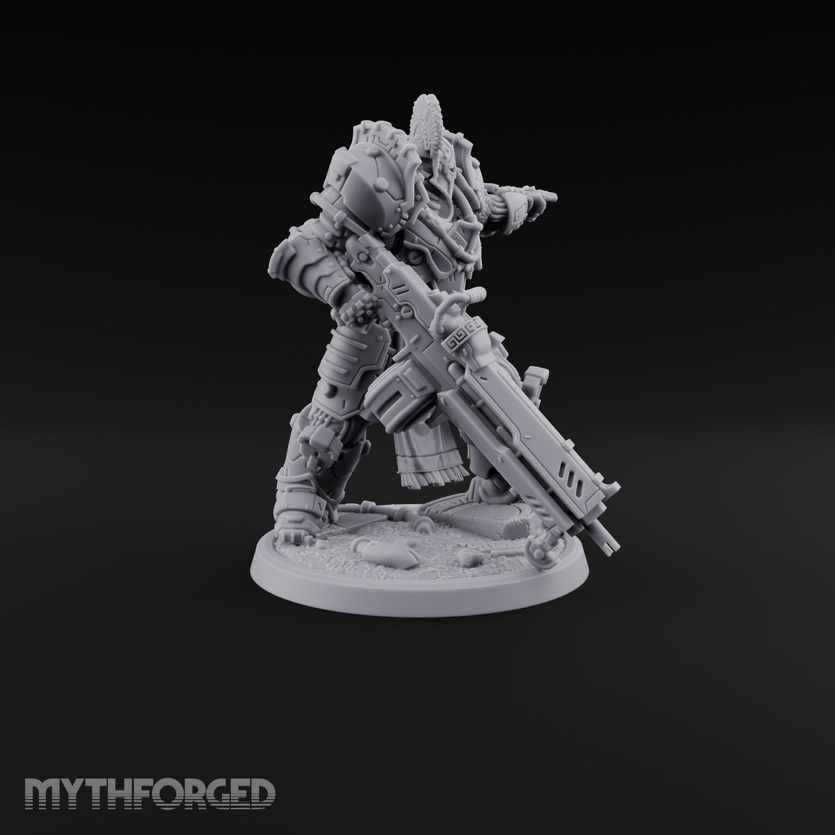 Armed to Overwhelm Human Heavy Gunner H