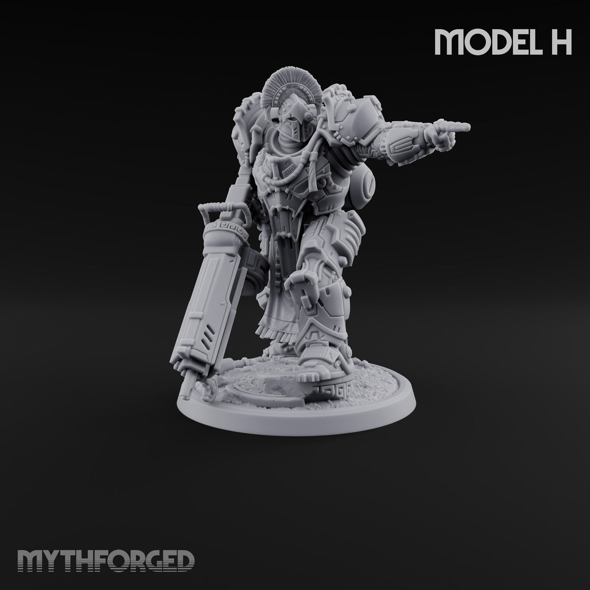 Armed to Overwhelm Human Heavy Gunner H