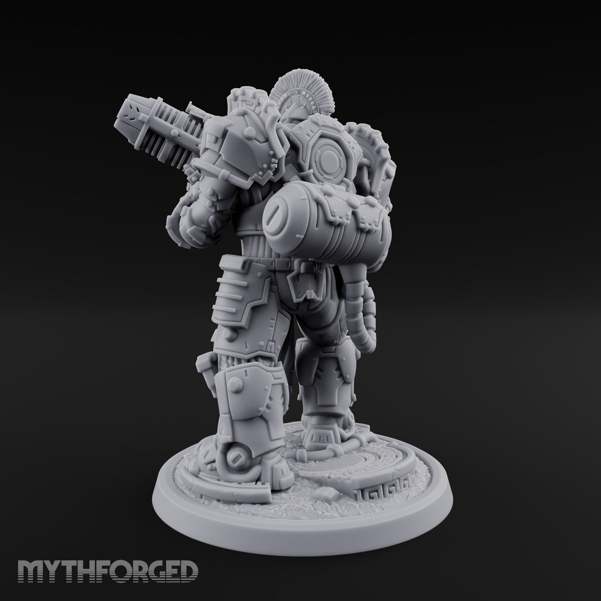 Armed to Overwhelm Human Heavy Gunner I