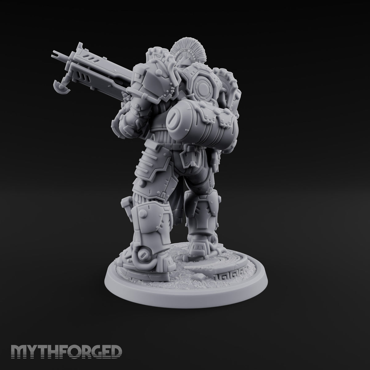 Armed to Overwhelm Human Heavy Gunner J