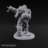 Armed to Overwhelm Human Heavy Gunner J
