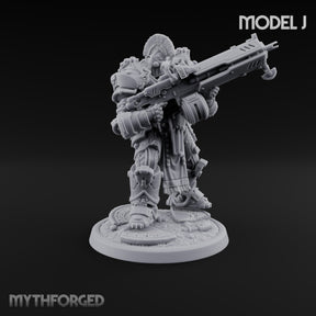 Armed to Overwhelm Human Heavy Gunner J