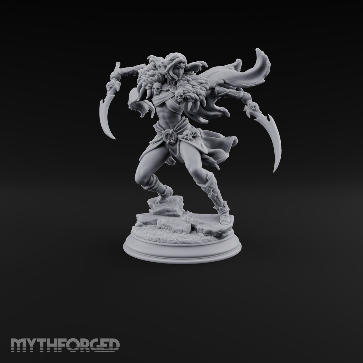 Four Cuts Before Silence Drow Blade Dancer
