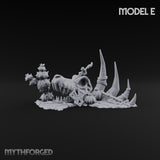 Where the Badlands Grow Teeth Horned Badlands Terrain Piece E