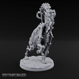 Neck Craning Rearing Skeleton Strider Miniature for Dungeons and Dragons, Pathfinder or other TTRPGs