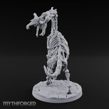 Neck Craning Rearing Skeleton Strider Miniature for Dungeons and Dragons, Pathfinder or other TTRPGs