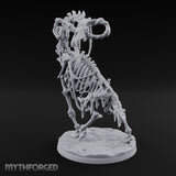 Neck Craning Rearing Skeleton Strider Miniature for Dungeons and Dragons, Pathfinder or other TTRPGs