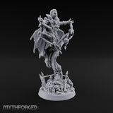 Raising the Dead Vampire Necromancer Miniature for Dungeons and Dragons, Pathfinder or other TTRPGs