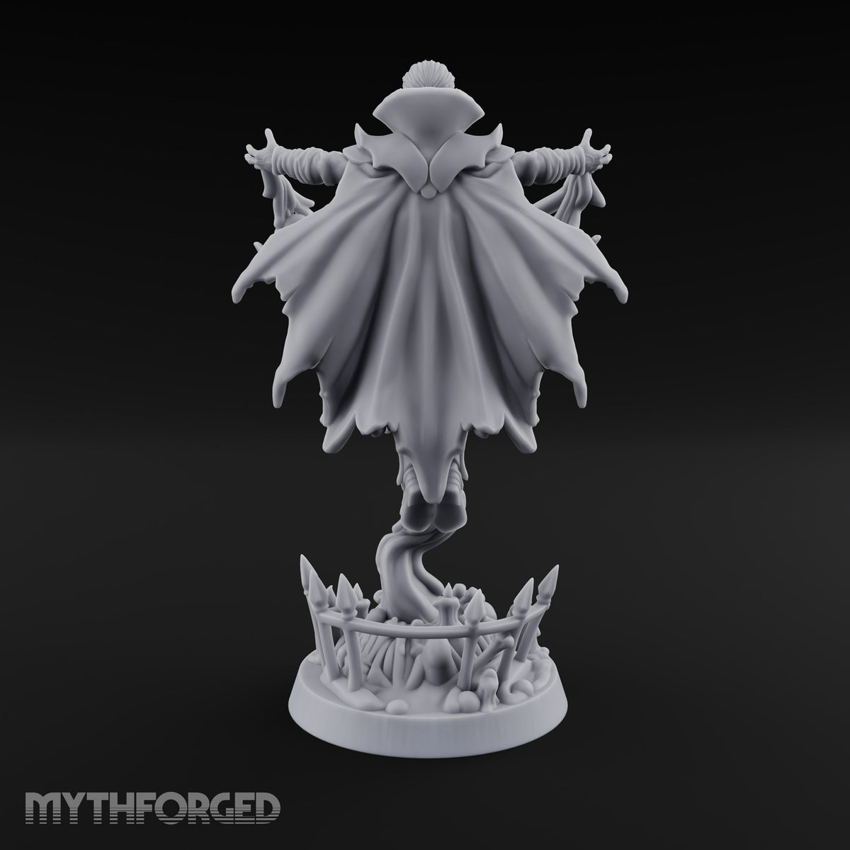 Raising the Dead Vampire Necromancer Miniature for Dungeons and Dragons, Pathfinder or other TTRPGs
