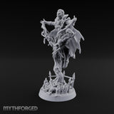 Raising the Dead Vampire Necromancer Miniature for Dungeons and Dragons, Pathfinder or other TTRPGs