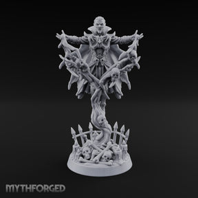 Raising the Dead Vampire Necromancer Miniature for Dungeons and Dragons, Pathfinder or other TTRPGs