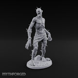 Needle Pierced Lurching Zombie Wraith Miniature for Dungeons and Dragons, Pathfinder or other TTRPGs