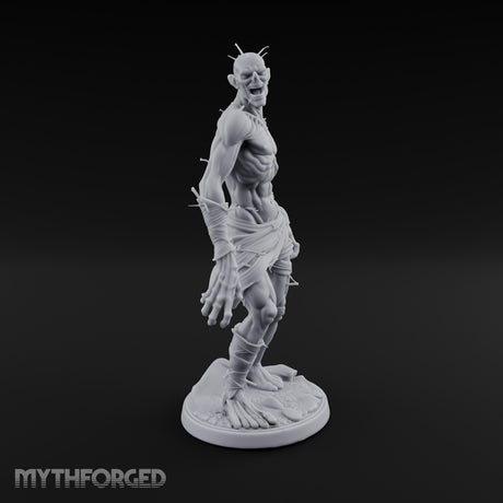 Needle Pierced Lurching Zombie Wraith Miniature for Dungeons and Dragons, Pathfinder or other TTRPGs