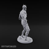 Needle Pierced Lurching Zombie Wraith Miniature for Dungeons and Dragons, Pathfinder or other TTRPGs