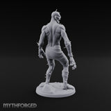 Needle Pierced Lurching Zombie Wraith Miniature for Dungeons and Dragons, Pathfinder or other TTRPGs
