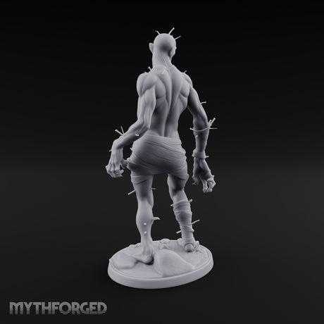 Needle Pierced Lurching Zombie Wraith Miniature for Dungeons and Dragons, Pathfinder or other TTRPGs
