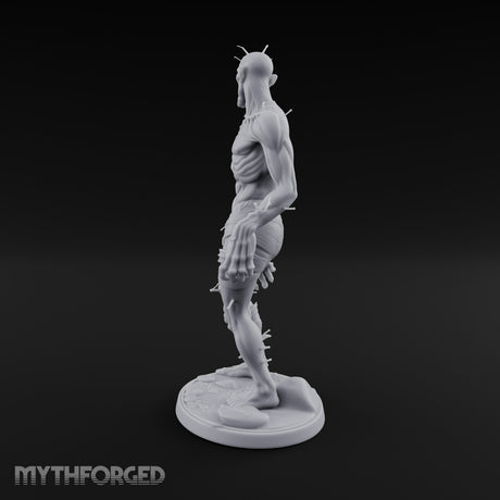 Needle Pierced Lurching Zombie Wraith Miniature for Dungeons and Dragons, Pathfinder or other TTRPGs