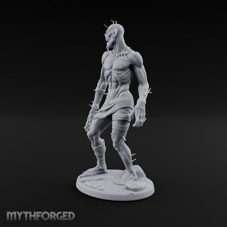 Needle Pierced Lurching Zombie Wraith Miniature for Dungeons and Dragons, Pathfinder or other TTRPGs