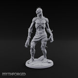 Needle Pierced Lurching Zombie Wraith Miniature for Dungeons and Dragons, Pathfinder or other TTRPGs