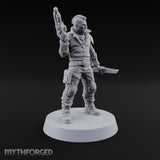 Rookies With Loaded Attitude Human Raider A — Auto Pistol & Combat Knife
