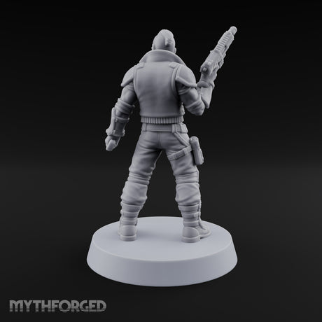 Rookies With Loaded Attitude Human Raider A — Auto Pistol & Combat Knife