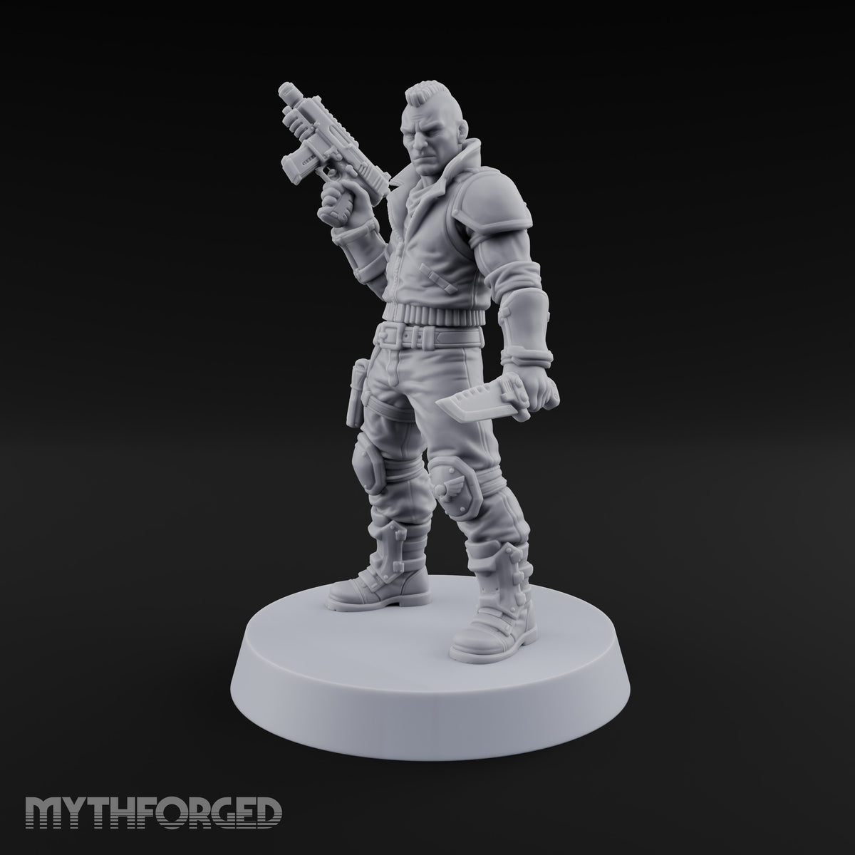 Rookies With Loaded Attitude Human Raider A — Auto Pistol & Combat Knife