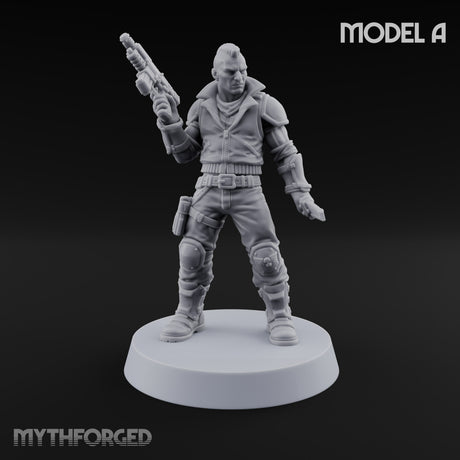 Rookies With Loaded Attitude Human Raiders — A · Auto Pistol & Combat Knife + Plasma Pistol & Combat Knife + Stubber Pistol & Combat Knife