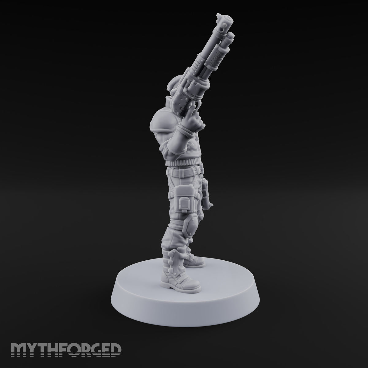 Rookies With Loaded Attitude Human Raider A — Shotgun & Stubber Pistol