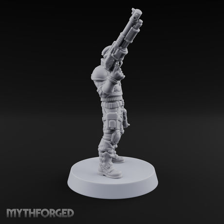 Rookies With Loaded Attitude Human Raider A — Shotgun & Stubber Pistol