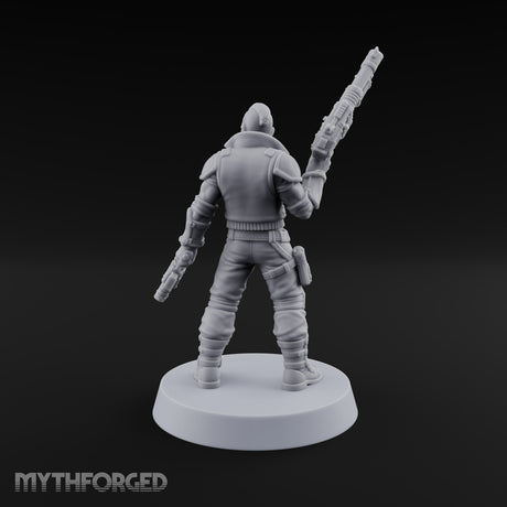 Rookies With Loaded Attitude Human Raider A — Shotgun & Stubber Pistol