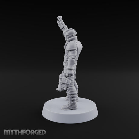 Rookies With Loaded Attitude Human Raider A — Shotgun & Stubber Pistol