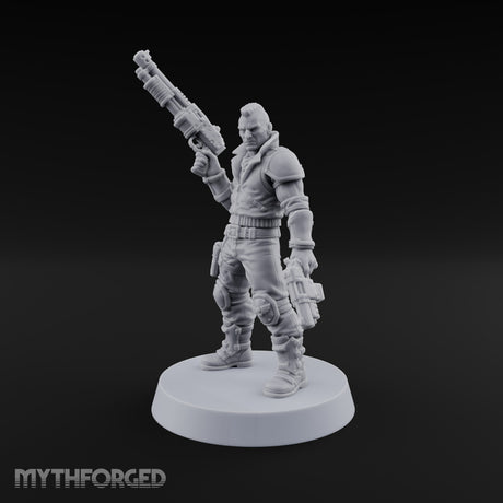Rookies With Loaded Attitude Human Raider A — Shotgun & Stubber Pistol