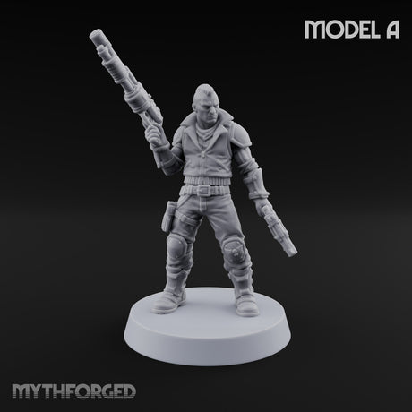 Rookies With Loaded Attitude Human Raiders — A · Shotgun & Stubber Pistol + Sawn-off Shotgun & Auto Pistol + Battle Shotgun & Rocket Pistol