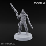 Rookies With Loaded Attitude Human Raider A — Shotgun & Stubber Pistol