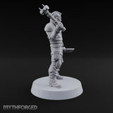 Rookies With Loaded Attitude Human Raider A — Spiked Pipe & Cleaver